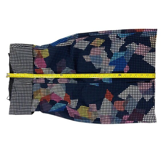 Trina Turk Black White & Multicolored Geometric Pattern Strapless Dress Sz 4 - Picture 7 of 7